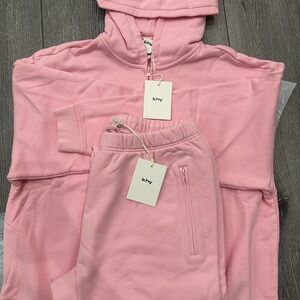 khy Women's Pink Hooded Jacket & Jogger Set